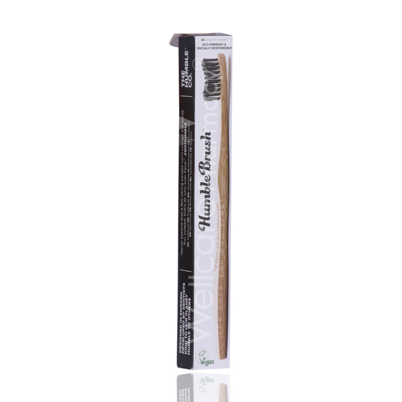 Humble Brush Adult Toothbrush Black And Soft