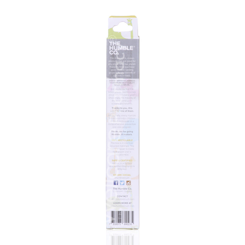 Humble Brush Kids Toothbrush Yellow Ultra Soft