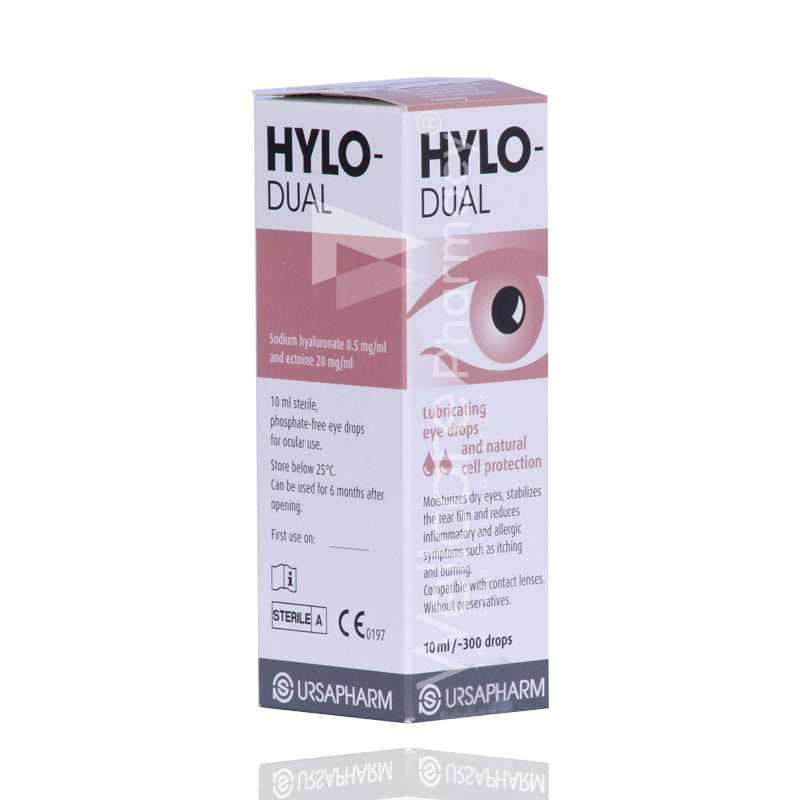 Hylo Dual Lubricating Eye Drops 10Ml