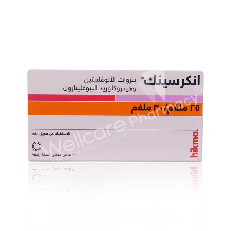Incresync 25mg/30mg Tablets 28'S