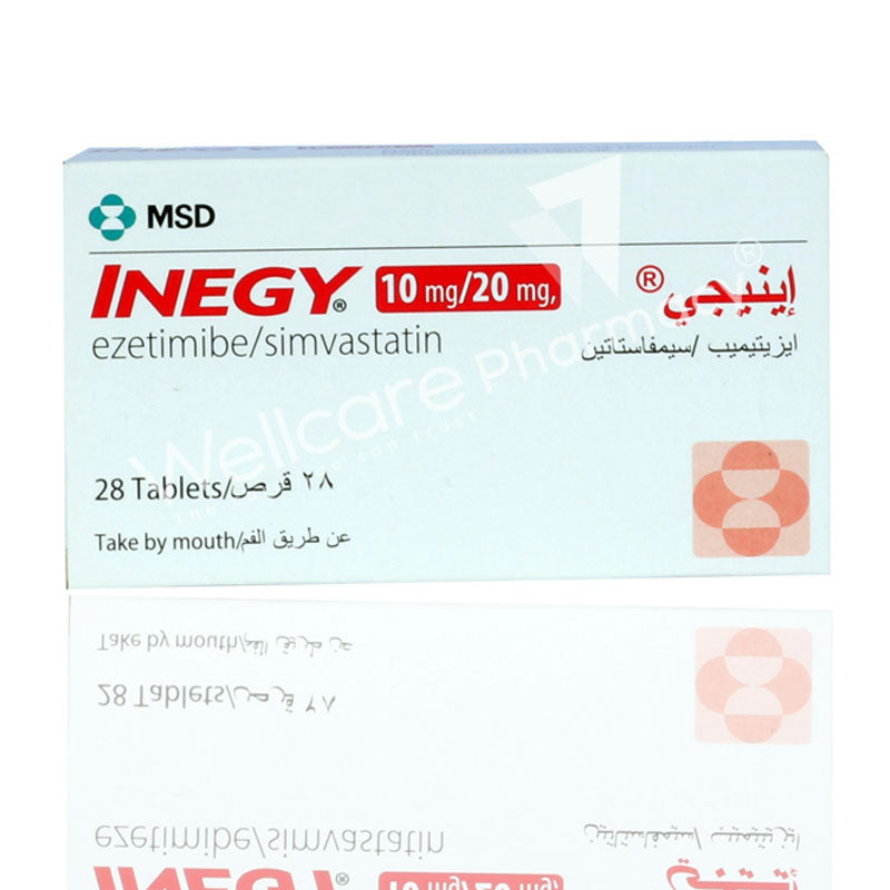 Inegy 10mg/20mg Tablets 28'S