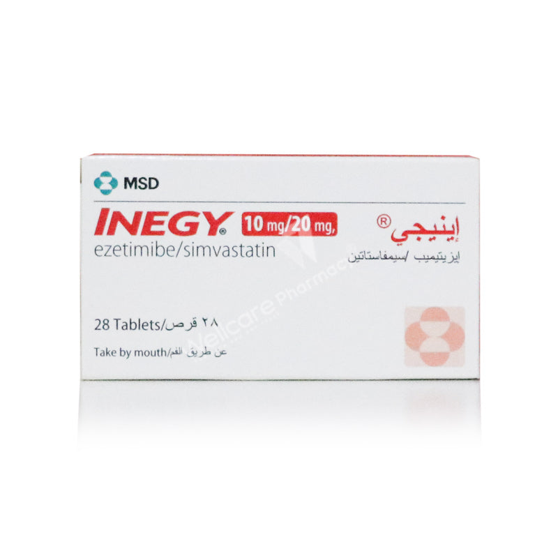 Inegy 10mg/20mg Tablets 28'S