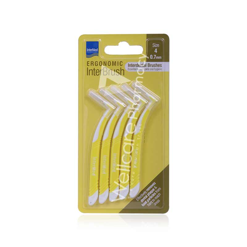 Intermed Ergonomic Interdental Brush 0.7mm 1 X 5'S