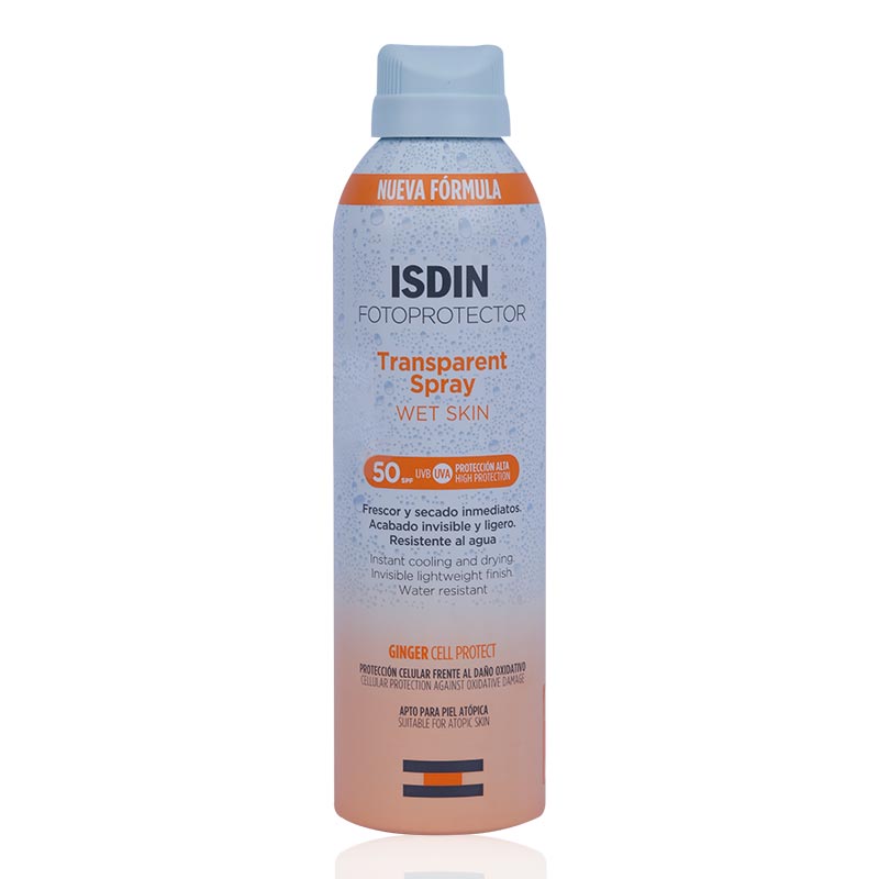 Isdin Fotoprotector Wet Skin Transparent Spray Spf50+ 250ml