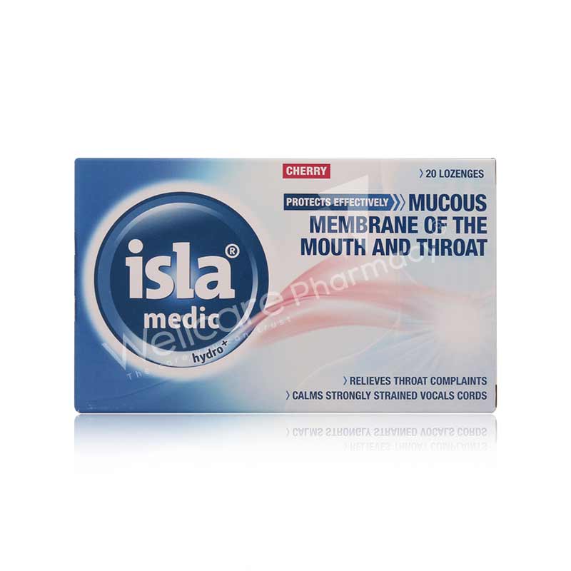 Isla Medic Hydro+ Cherry Lozenges 20'S