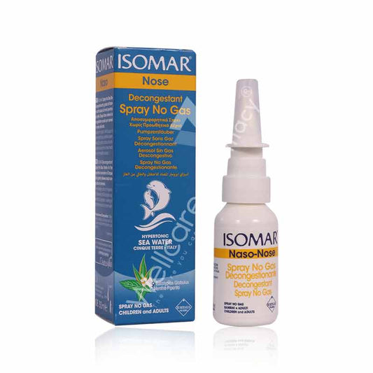 Isomar Nose Decongestant Nasal Spray No Gas 30Ml