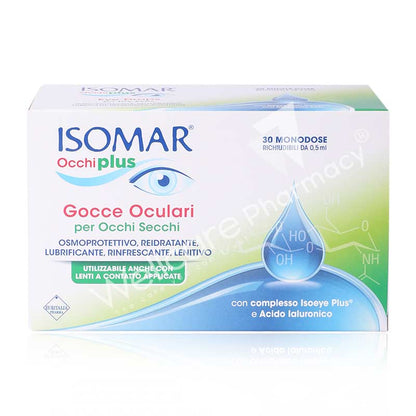 Isomar Occhi Plus Eye Drops Monodose 30X0.5Ml
