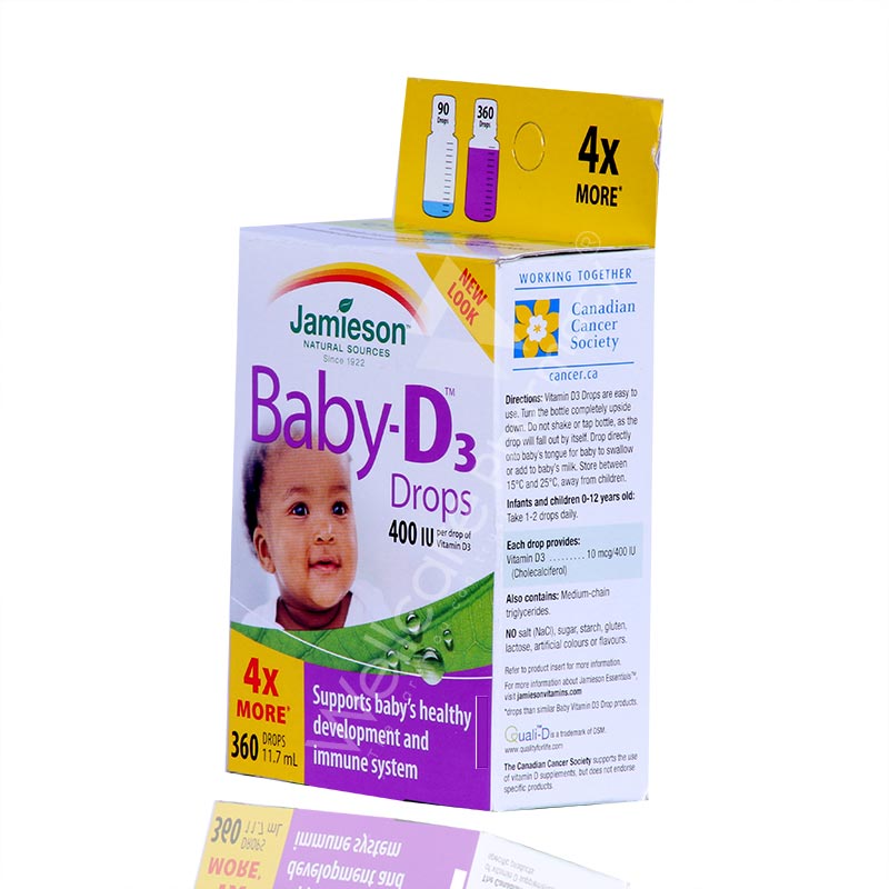Jamieson Baby-D3 Drops 400iu 11.7ml