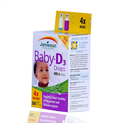 Jamieson Baby-D3 Drops 400iu 11.7ml - Wellcare Pharmacy
