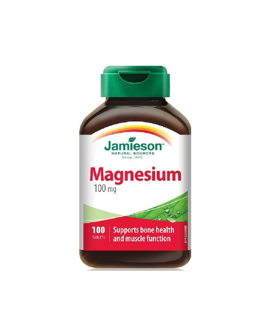Jamieson Magnesium 100mg Tablets 100'S - Wellcare Pharmacy
