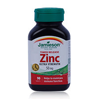 Jamieson Timed Release Zinc 50Mg Tablets 90'S