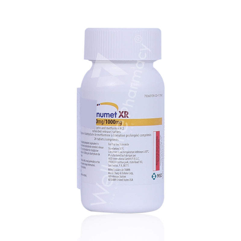 Janumet Xr 100/1000mg Tablets 28'S