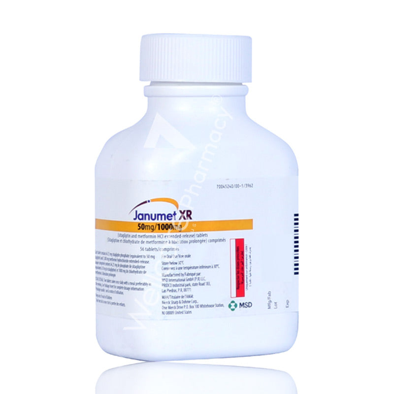 Janumet Xr 50/1000mg Tablets 56