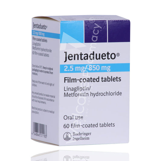 Jentadueto 2.5Mg/850Mg Tablets 60'S