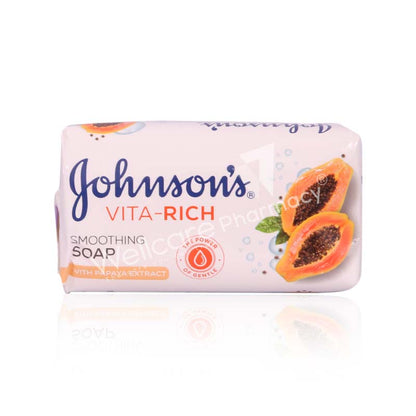 Johnsons Vitarich Smoothing Papaya Soap 175Gm