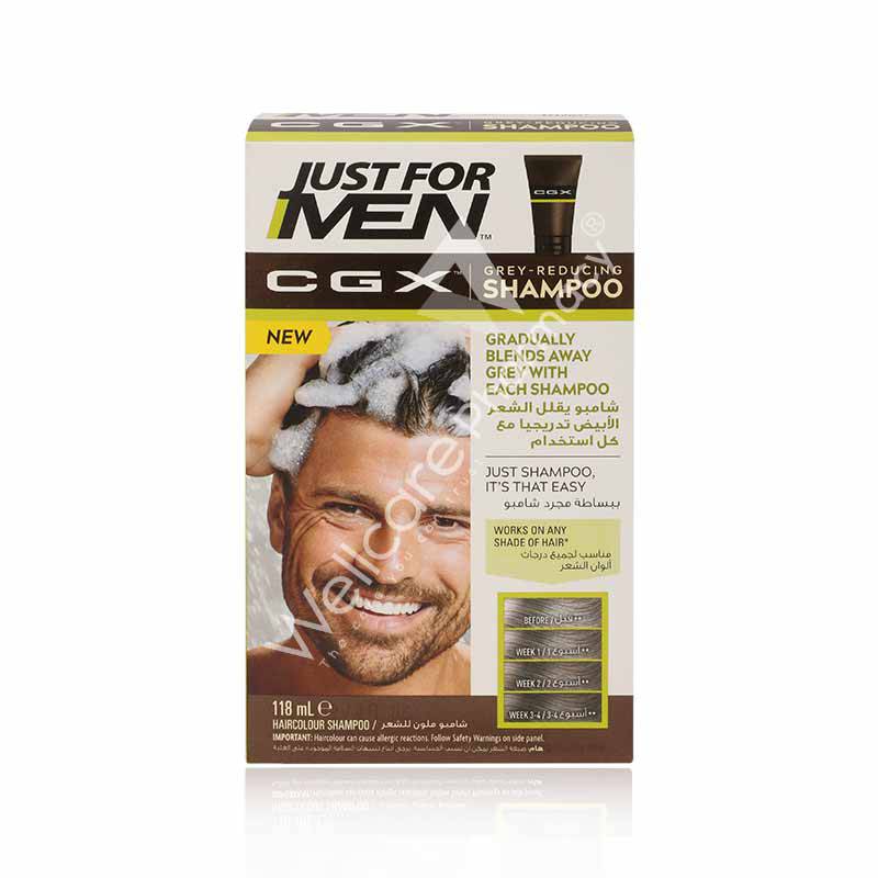 Just For Men Cgx Grey-Reducing Shampoo 118Ml Just For Men Cgx Grey-Reducing Shampoo 118Ml
