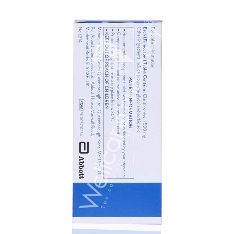 Klacid 500mg Tablets 20'S