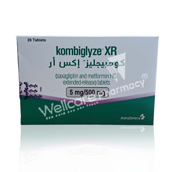 Kombiglyze Xr 5Mg/500Mg Tablets 28'S