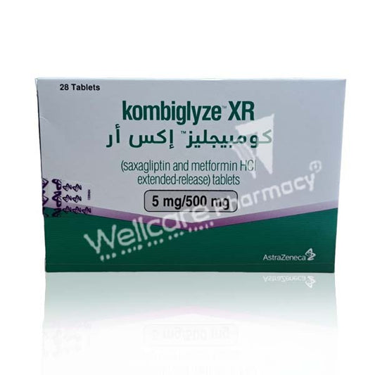 Kombiglyze Xr 5Mg/500Mg Tablets 28'S