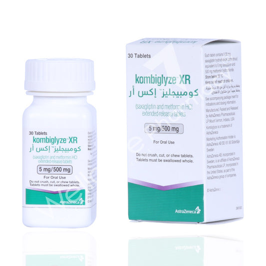 Kombiglyze Xr 5Mg/500Mg Tablets 30'S