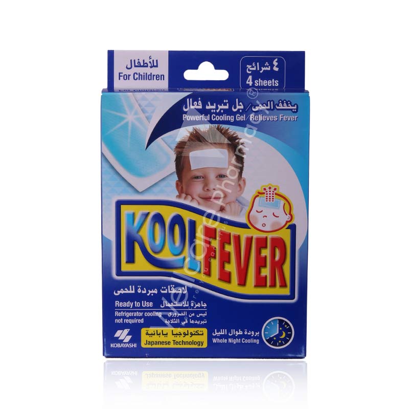 Koolfever Powerful Cooling Gel Sheets Children 4'S