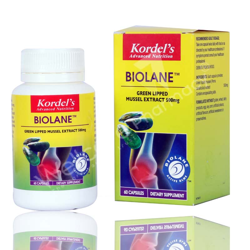 Kordel'S Biolane 500mg Capsules 60'S