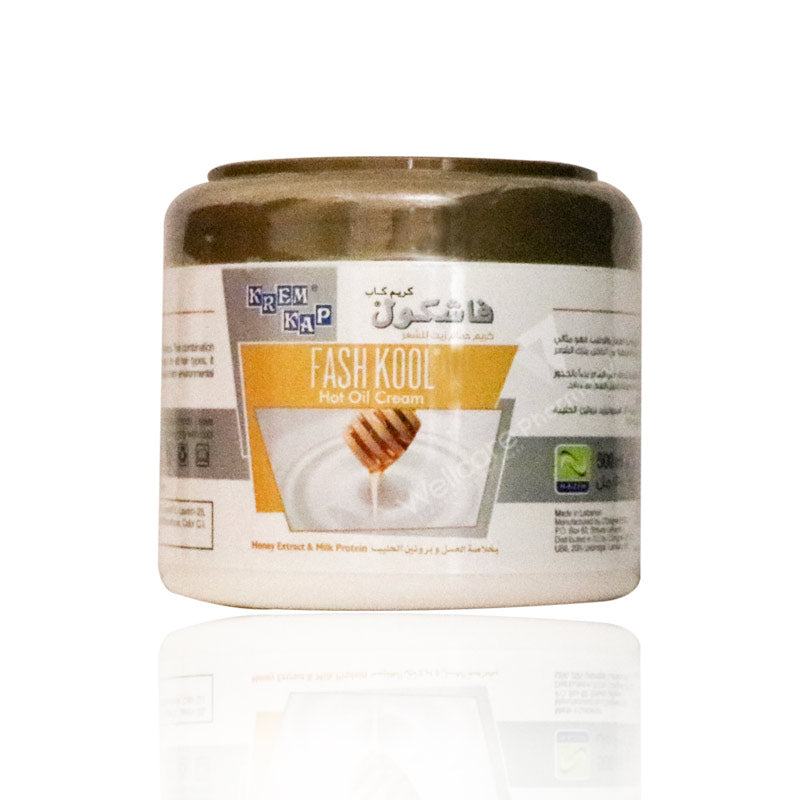 Krem Kap Fash Kool Hot Oil Hair Mask Honey&Milk 500ml
