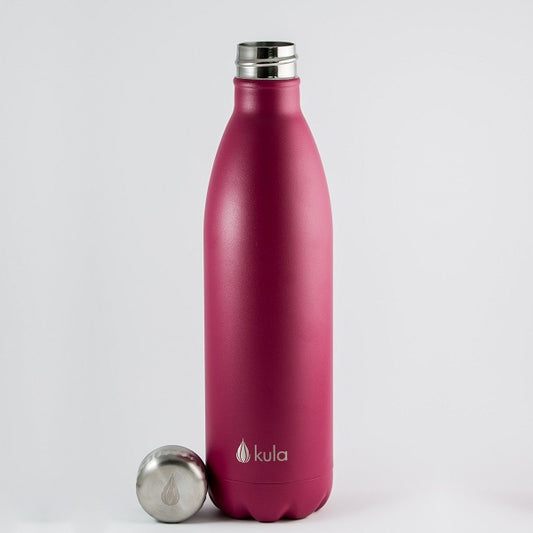 Kula Stainless Steel Vaccum Bottle 1000Ml Berry
