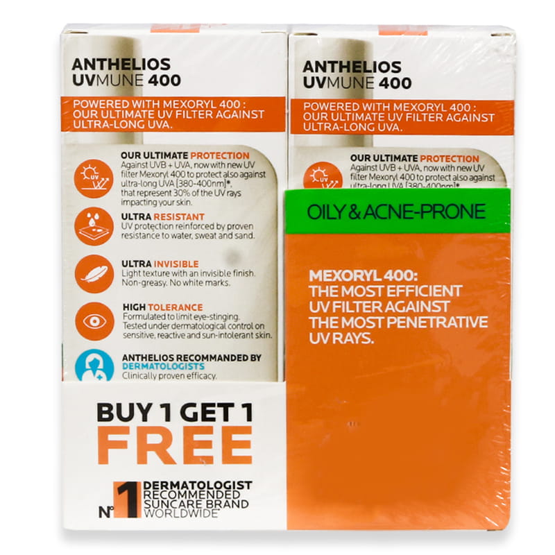 La Roche Posay 1+1 Anthelios Uvmune400 Spf50+ Oil Control Fluid 50ml