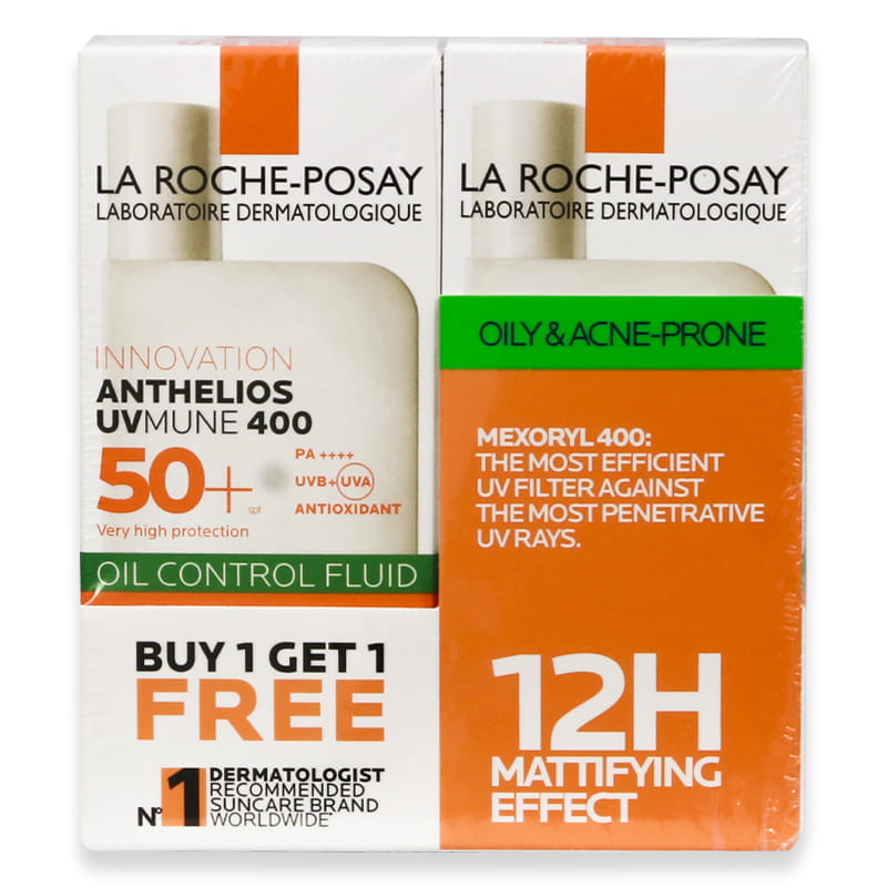 La Roche Posay 1+1 Anthelios Uvmune400 Spf50+ Oil Control Fluid 50ml