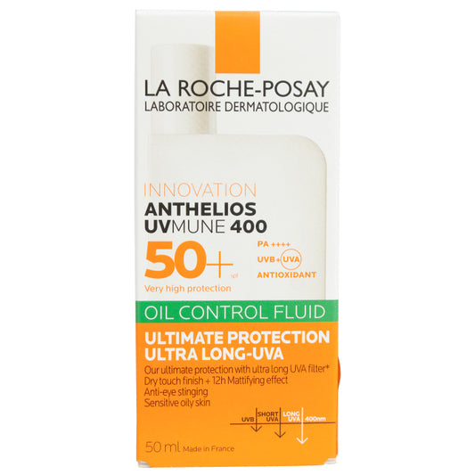 La Roche Posay Anthelios Uvmune400 Spf50+ Oil Control Fluid 50ml - Wellcare Pharmacy