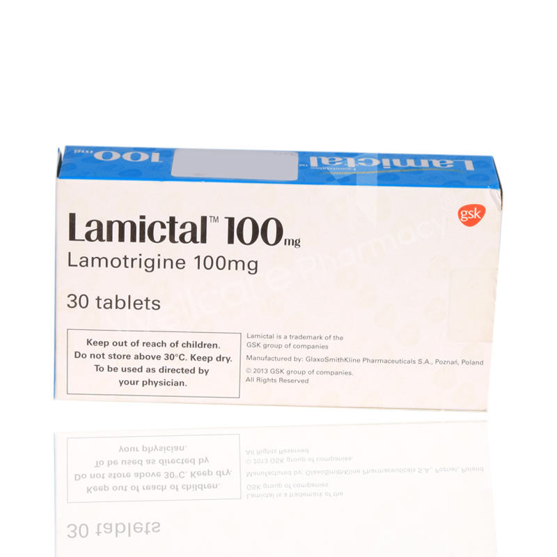 Lamictal Tablets 100Mg 30'S