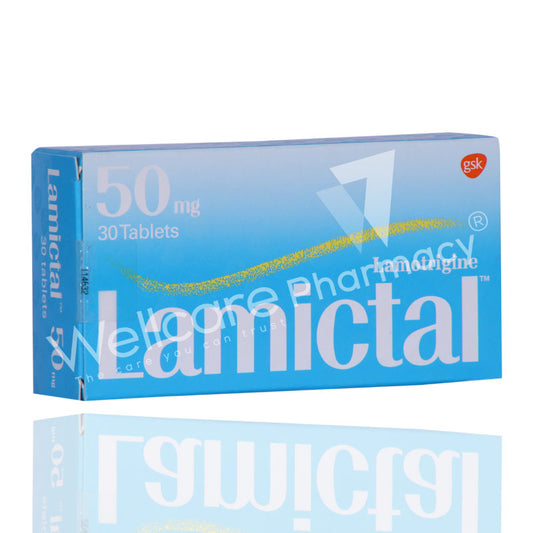 Lamictal Tablets 50Mg 30'S