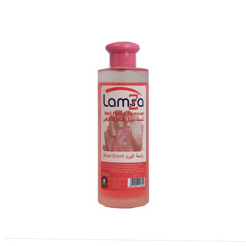 Lamsa Nail Polish Remover Rose Scent 105Ml