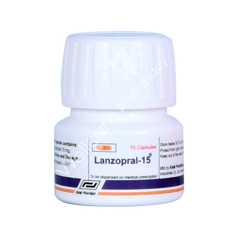 Lanzopral 15Mg Capsules 15'S