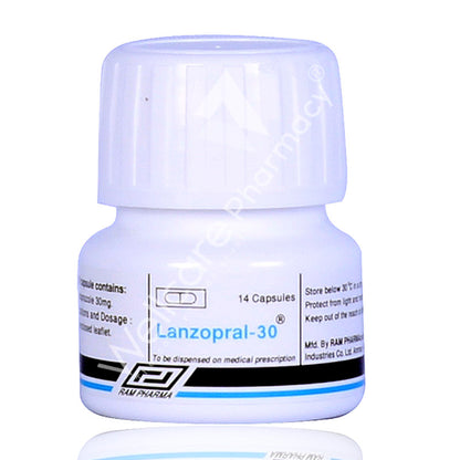 Lanzopral 30Mg Capsules 14'S