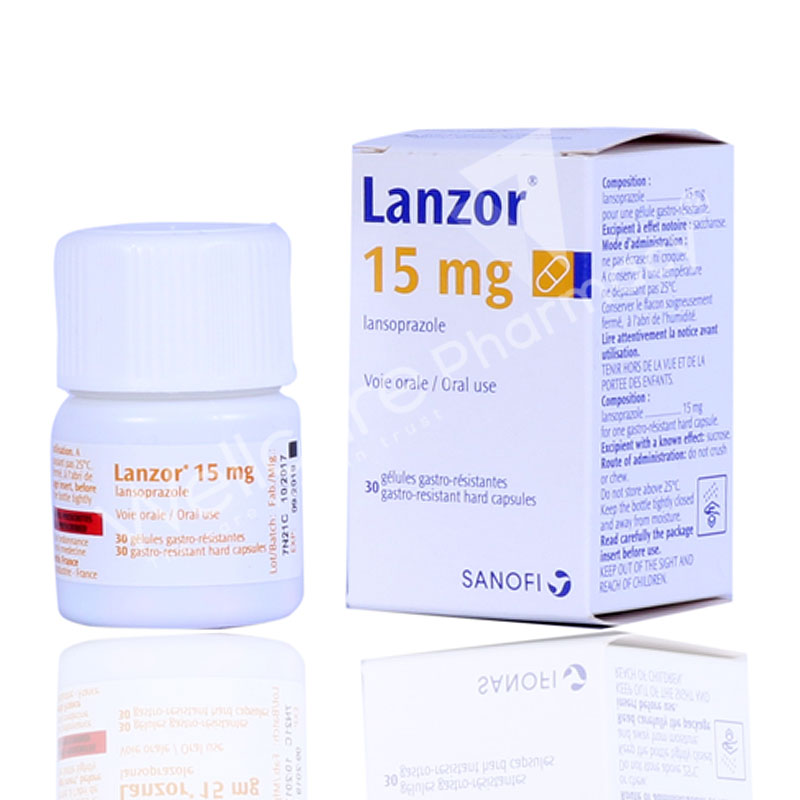 Lanzor 15Mg Capsules 30'S