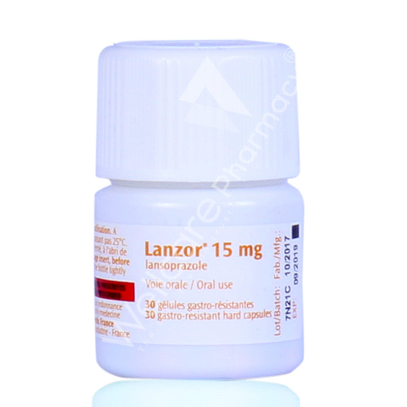 Lanzor 15Mg Capsules 30'S