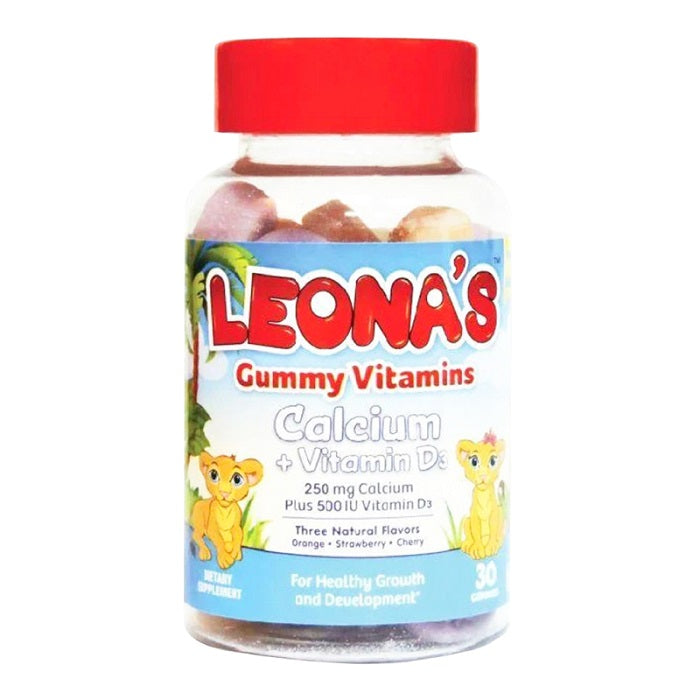 Leonas Gummy Vitamins Calcium + Vitamin D3 Gummies 30'S