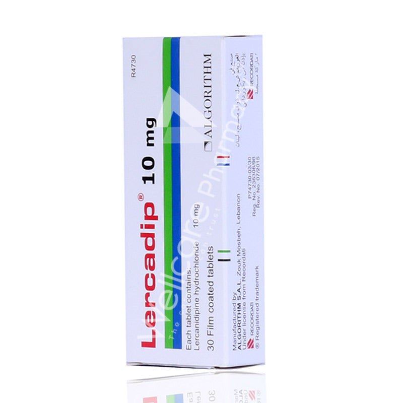 Lercadip 10Mg Tablets 30'S