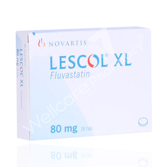 LESCOL XL 80MG TAB 28'S - Wellcare Pharmacy