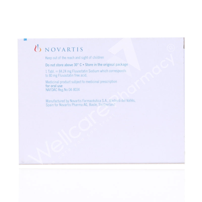 Lescol Xl 80Mg Tablets 28'S