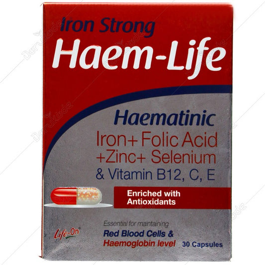 Life On Iron Strong Haem Life Capsules 30'S