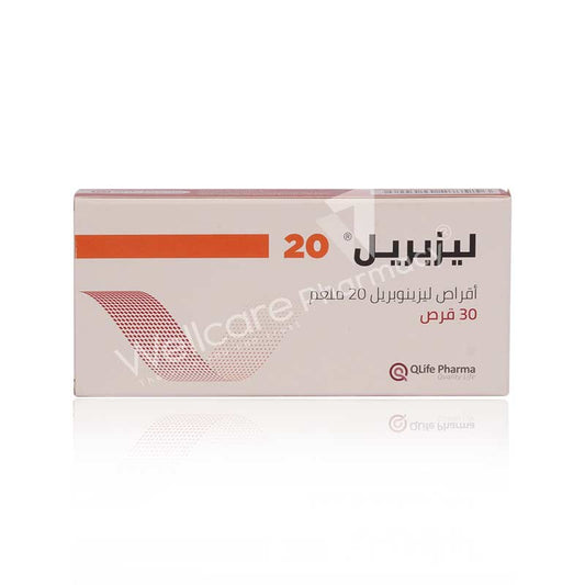 Lispril 20 Mg Tablet 3X10 30'S