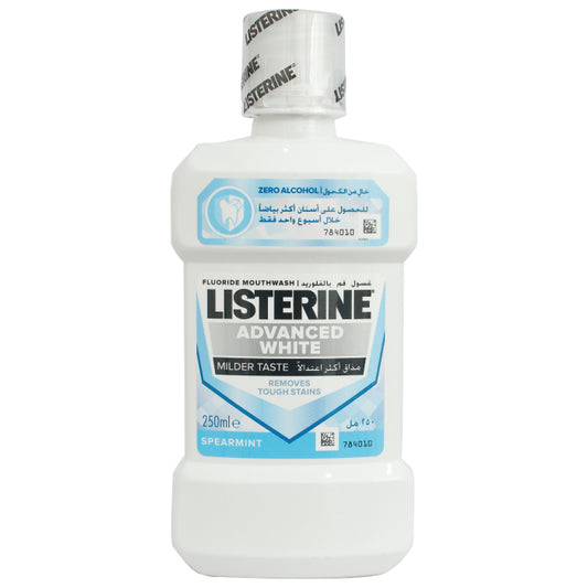 Listerin Advanced White Milder Taste 250ml - Wellcare Pharmacy