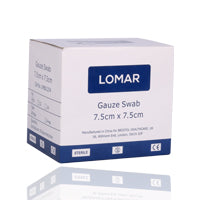 Lomar Sterile Gauze Swabs 7.5X7.5Cm 8Ply 50'S
