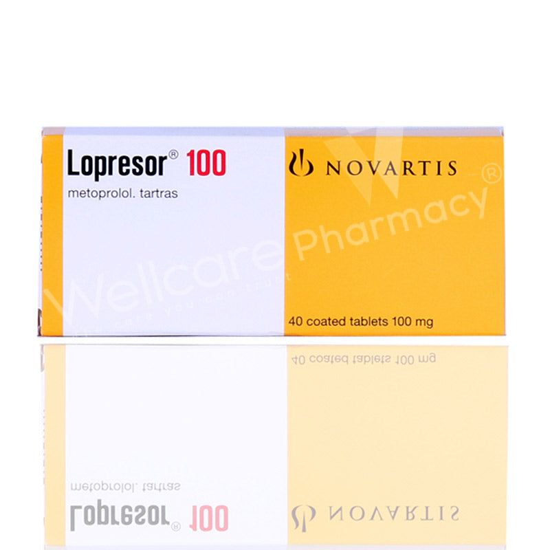 Lopresor 100mg Tablets 40'S