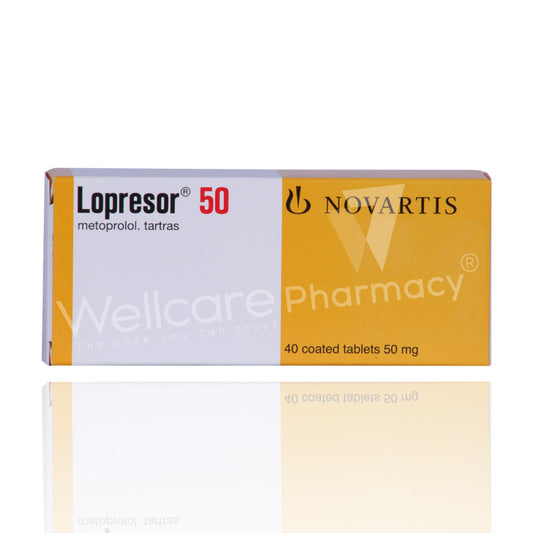 Lopresor 50mg Tablets 40'S