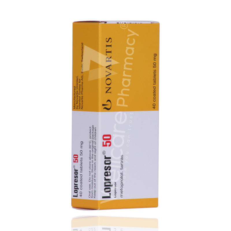 Lopresor 50mg Tablets 40'S