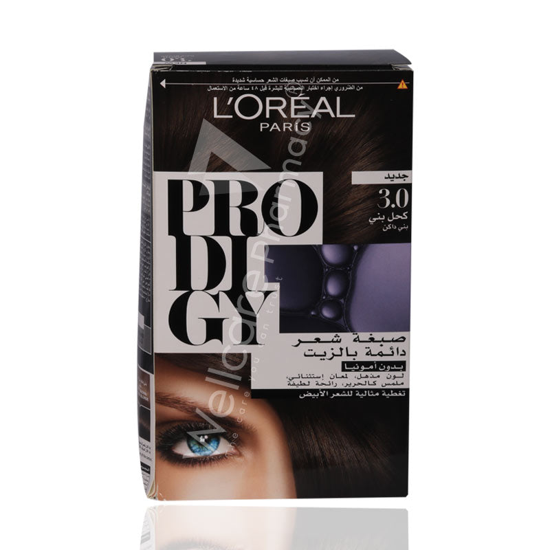 Loreal Prodigy Brown Black Hair Color 3.0